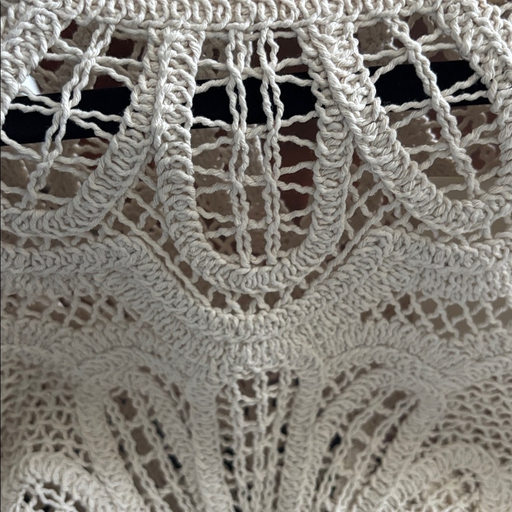 Sezane Olie Ivory Lace Blouse - Picture 3 of 5